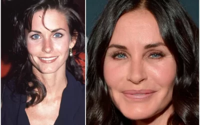 How has Courtney Cox changed over the years?